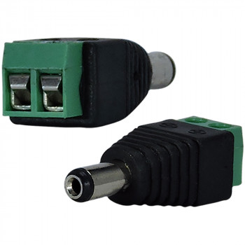 Plug Adaptador P4 para Borne Conector Cftv